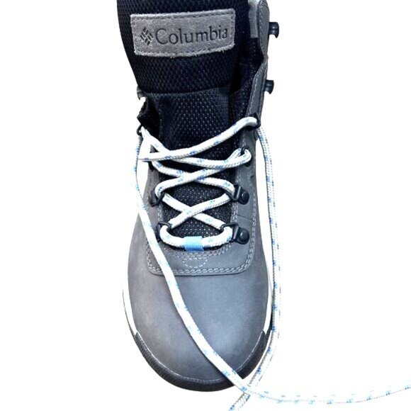 Columbia Womens Waterproof Hiking Boots , size 10, Lace-Up Grey/Black Rugged Sol - Picture 7 of 9
